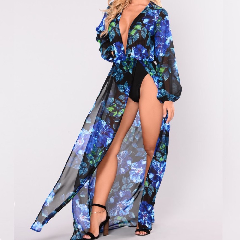 Fashion Nova Floral Maxi Dress